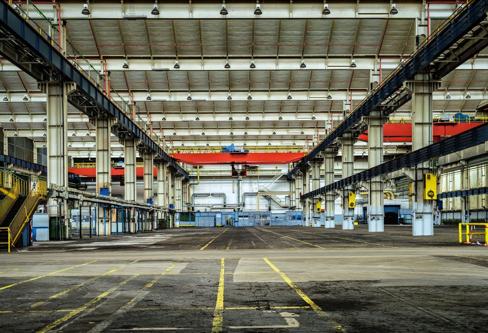 Industrial facility representing trading and logistics operations